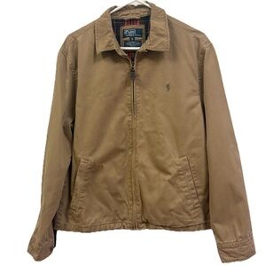 Polo Ralph Lauren Vintage Harrington Jacket Men's Beige Size Médium